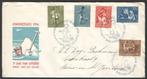 Nederland FDC E19 Met Adres Kinderpostzegels 1954, Ophalen of Verzenden, Beschreven, Nederland