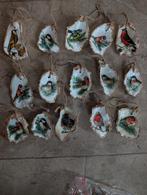 Oesterschelp Kersthangers met Roodborstjes en Vogels, Ophalen of Verzenden, Nieuw