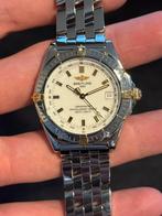 Breitling Wings 38mm Goud staal witte plaat compleet Nieuw, Sieraden, Tassen en Uiterlijk, Horloges | Heren, Ophalen, Staal, Breitling
