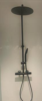 Regendoucheset in mat zwart, Doe-het-zelf en Verbouw, Sanitair, Ophalen, Gebruikt, Douche