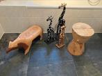 3 leuke afrikaanse giraffen ( woonaccessoires), Ophalen, Zo goed als nieuw