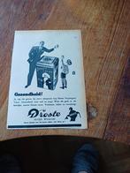 Advertentie van Droste cacao gezondheid 1939, Verzamelen, Merken en Reclamevoorwerpen, Ophalen of Verzenden, Zo goed als nieuw