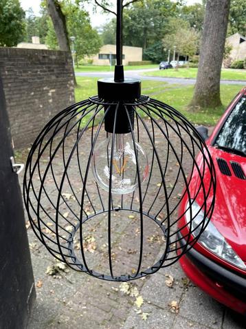 Ikea GRINDFALLET Hanglamp zwart draad compleet met LED lamp beschikbaar voor biedingen