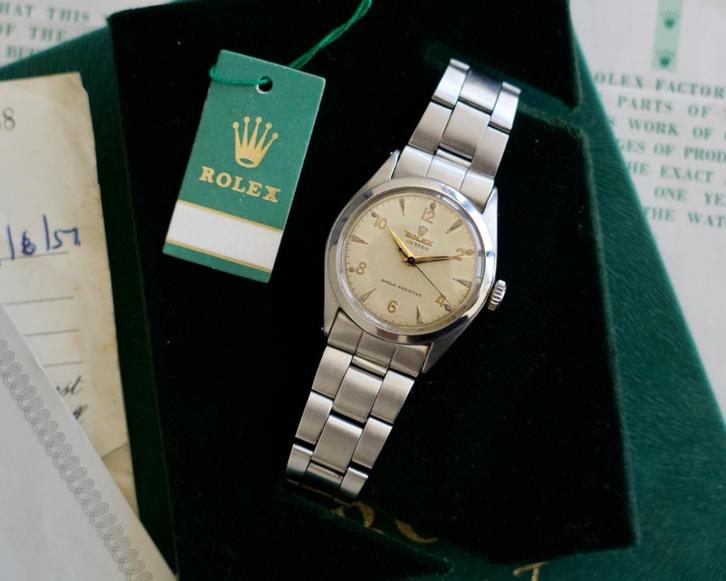 Rolex - Oyster (Ref.: 6082) COLLECTORS ITEM / FULL SET!, Sieraden, Tassen en Uiterlijk, Horloges | Heren, Zo goed als nieuw, Polshorloge