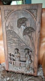 Frans vintage houten paneel met houtsnijwerk
63 bij 32, Ophalen of Verzenden
