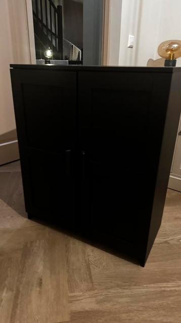 Ikea kast Billy Oxbrrg met deuren 95 x 78 x 42 cm - afbeelding 3