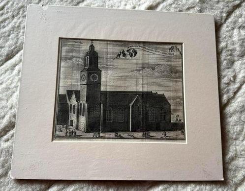 Deventer kopergrafure van Jacobus Harrewijn, Antiek en Kunst, Kunst | Tekeningen en Foto's, Ophalen of Verzenden