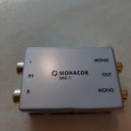 Stereo/mono converter Monacor SMC1, Muziek en Instrumenten, Ophalen of Verzenden, Gebruikt, Minder dan 5 kanalen