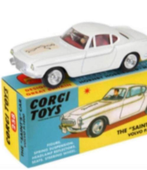 Volvo P1800 The Saint  CORGI 1/46 FIRST EDITION BEIGE Logo !, Hobby en Vrije tijd, Modelauto's | 1:43, Nieuw, Auto, Corgi, Verzenden