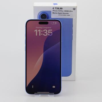 iPhone 16 Plus 128GB Ultra Marine Apple Garantie beschikbaar voor biedingen