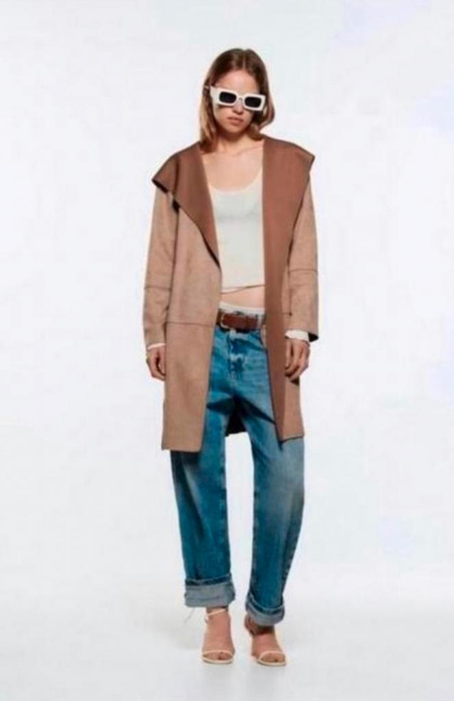 New Zara Suede Trenchcoat, Kleding | Dames, Overige Dameskleding, Nieuw, Ophalen of Verzenden