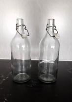 Ikea 'Korken' flessen met sluiting, Gebruikt, Overige kleuren, Ophalen of Verzenden, Glas