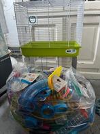 Hamsterhok en heel veel buizen, Dieren en Toebehoren, Gebruikt, Hamster, Minder dan 75 cm, Hok