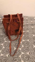 Dams tas klein lederen bruin, Sieraden, Tassen en Uiterlijk, Tassen | Damestassen, Ophalen of Verzenden, Zo goed als nieuw, Bruin