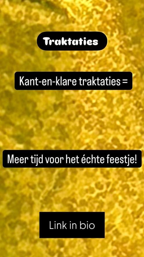 Snel een traktatie nodig? Trakteren kant en klaar!, Hobby en Vrije tijd, Feestartikelen, Nieuw, Feestartikel, Verjaardag, Ophalen of Verzenden