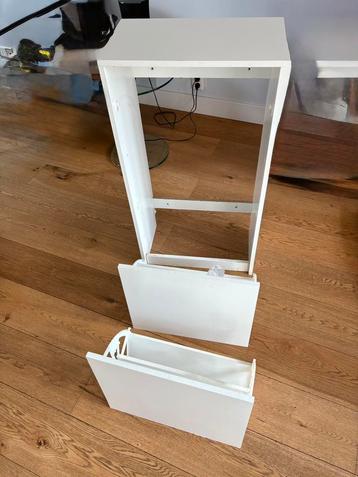 Schoenenkast  ikea model met 2 laden