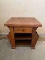 Massief houten bijzet tafel, Ophalen