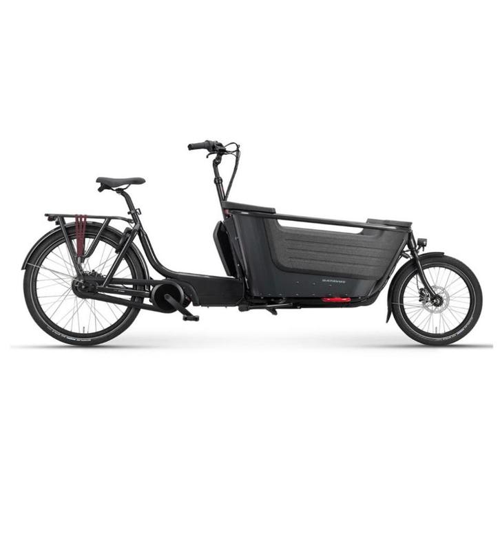 Batavus Fier 2 enviolo Flex accu - Uni 1 Zwart 52 - bakfiets, Fietsen en Brommers, Fietsen | Bakfietsen, Nieuw, Overige merken