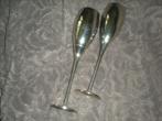 te koop 6 prachtige verz. champagne flutes en 2 wijn bokalen, Antiek en Kunst, Ophalen of Verzenden