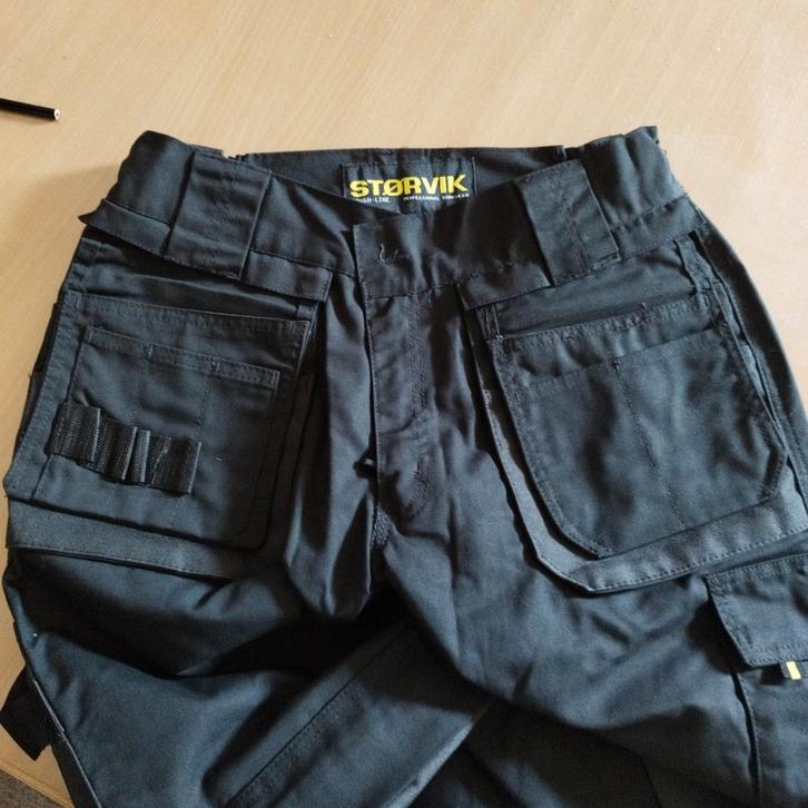 Storvik Werkbroek Maat M - Rough-Line, Kleding | Heren, Broeken en Pantalons, Nieuw, Maat 48/50 (M), Zwart, Ophalen of Verzenden