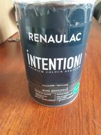 Renaulac muurverf, 1 ltr, matzwart, Doe-het-zelf en Verbouw, Verf, Beits en Lak, Ophalen of Verzenden, Nieuw