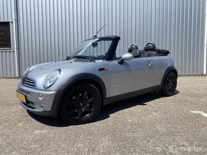 Mini Cabrio 1.6 Cooper Zeer Mooi Leer Airco Cruise Pdc, Auto's, Mini, Bedrijf, Te koop, Cabrio, ABS, Airbags, Airconditioning