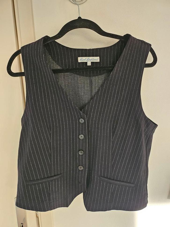 Gestreept dames gilet - Red Button - maat L, Kleding | Dames, Jasjes, Kostuums en Pakken, Zo goed als nieuw, Jasje, Maat 42/44 (L)
