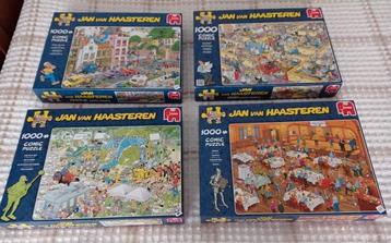 J. v. Haasteren puzzels 1000 st 1x gelegd. Compleet. €5,- ps beschikbaar voor biedingen