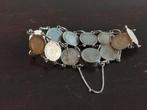 Oude antieke zilveren armband wilhelmientjes 1915, Sieraden, Tassen en Uiterlijk, Antieke sieraden, Armband, Ophalen of Verzenden