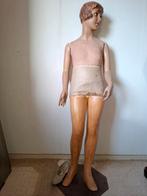 Paspop antiek Frans hout en gips, Antiek en Kunst, Ophalen