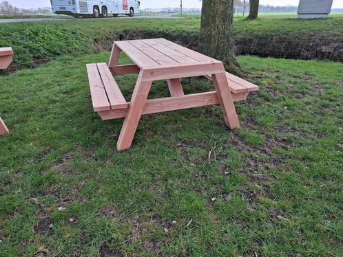Prachtige tuintafel picknicktafels te koop, Tuin en Terras, Tuintafels, Zo goed als nieuw, Rechthoekig, Hout, Ophalen