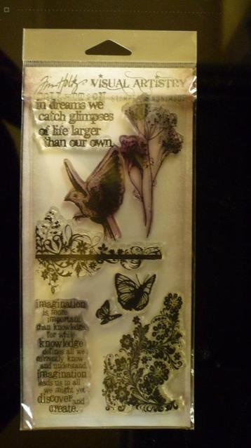 Tim Holtz clear stamps 4 beschikbaar voor biedingen