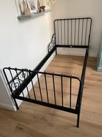 T.e.a.b. Minnen meegroeibed IKEA zwart, Huis en Inrichting, Ophalen, Verstelbaar, Eenpersoons, Zwart