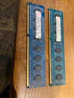 2x 2GB DDR3 1333MHz PC3-10600U Desktop RAM, Computers en Software, RAM geheugen, Gebruikt, DDR3, Ophalen of Verzenden, Desktop
