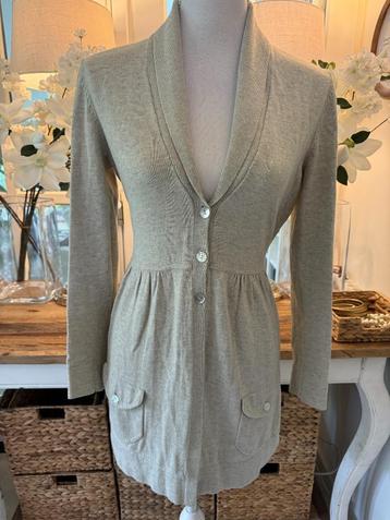 Lange Grijze vest Purdey, 36-38, ZGAN. beschikbaar voor biedingen