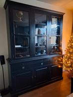 Zwarte buffetkast, Huis en Inrichting, Kasten | Buffetkasten, Ophalen, 200 cm of meer, 150 tot 200 cm, Zo goed als nieuw