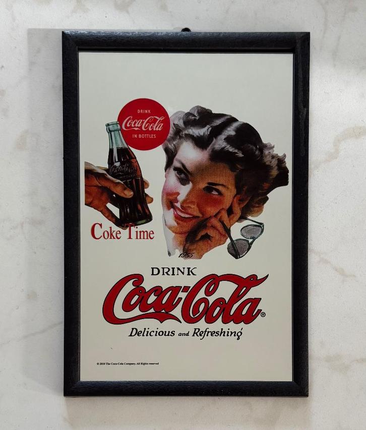 COCA COLA RECLAMEBORD SPIEGEL, Verzamelen, Merken en Reclamevoorwerpen, Zo goed als nieuw, Reclamebord, Ophalen