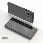 Clear View Mirror Stand Cover voor Galaxy A9 (2018) _ Zwart, Verzenden, Nieuw, Overige modellen, Hoesje of Tasje