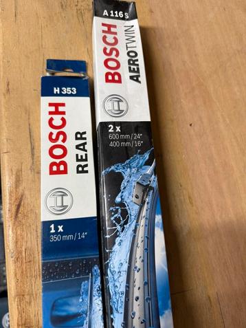 Bosch ruitenwissers front & rear beschikbaar voor biedingen