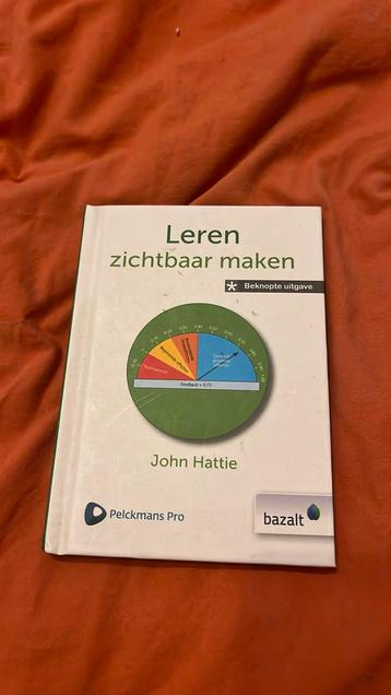 John Hattie - Leren zichtbaar maken beschikbaar voor biedingen