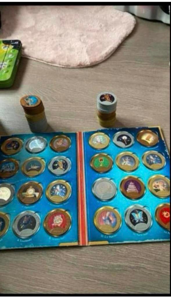 Efteling munten in map en losse munten, Overige supermarkten, Ophalen