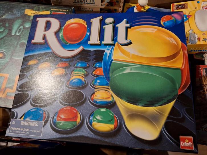 Rolit Bordspel - Goliath, Hobby en Vrije tijd, Gezelschapsspellen | Bordspellen, Zo goed als nieuw, Drie of vier spelers, Ophalen of Verzenden