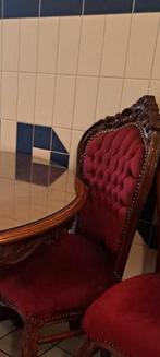 Prachtige Barok noten eethoek met 4 stoelen Prachtige Tafel, Antiek en Kunst, Antiek | Meubels | Tafels, Ophalen