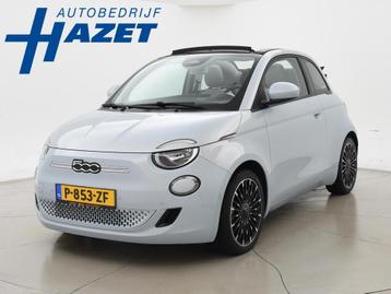 Fiat 500C 42 kWh Aut. *CELESTIAL BLUE* + STOELVERW. | CAMERA beschikbaar voor biedingen