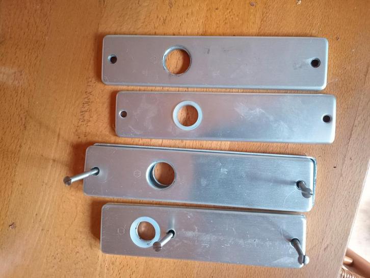 Binnendeur schilden afdekplaat deur, Doe-het-zelf en Verbouw, Hang- en Sluitwerk, Gebruikt, Overige typen, Overige materialen