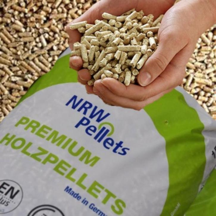 Houtpellets voor pelletkachel, NRW pellets: AFGEHAALD, Tuin en Terras, Haardhout, Blokken, Overige houtsoorten, Minder dan 3 m³