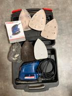 Powerplus schuurmachine delta, Ophalen of Verzenden, Gebruikt, Minder dan 600 watt, Vlakschuurmachine