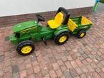 John Deere trekker met kar, Kinderen en Baby's, Speelgoed | Buiten | Skelters, Ophalen, Zo goed als nieuw, Overige merken