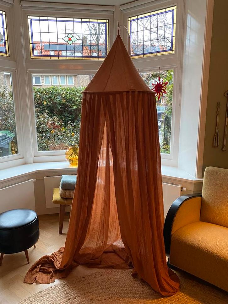 Meyco klamboe cognac met piekstok, Kinderen en Baby's, Kinderkamer | Inrichting en Decoratie, Ophalen