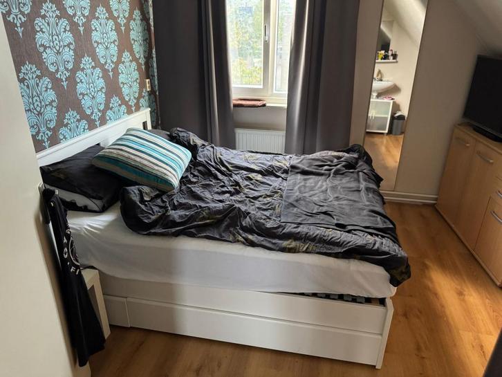 3x Tweepersoons bedden / boxsprings – met en zonder opslag, Huis en Inrichting, Slaapkamer | Boxsprings, Gebruikt, 160 cm, 200 cm